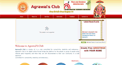Desktop Screenshot of agrawalsclub.com